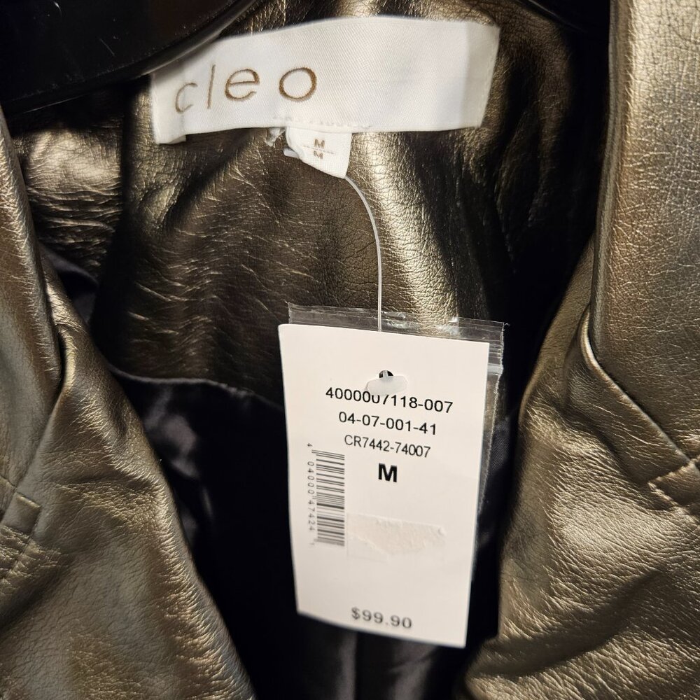 Cleo Metallic Silver Blazer Jacket - Picture 4 of 7